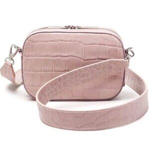 Pop & Suki Croc Embossed Bigger Leather Camera Bag